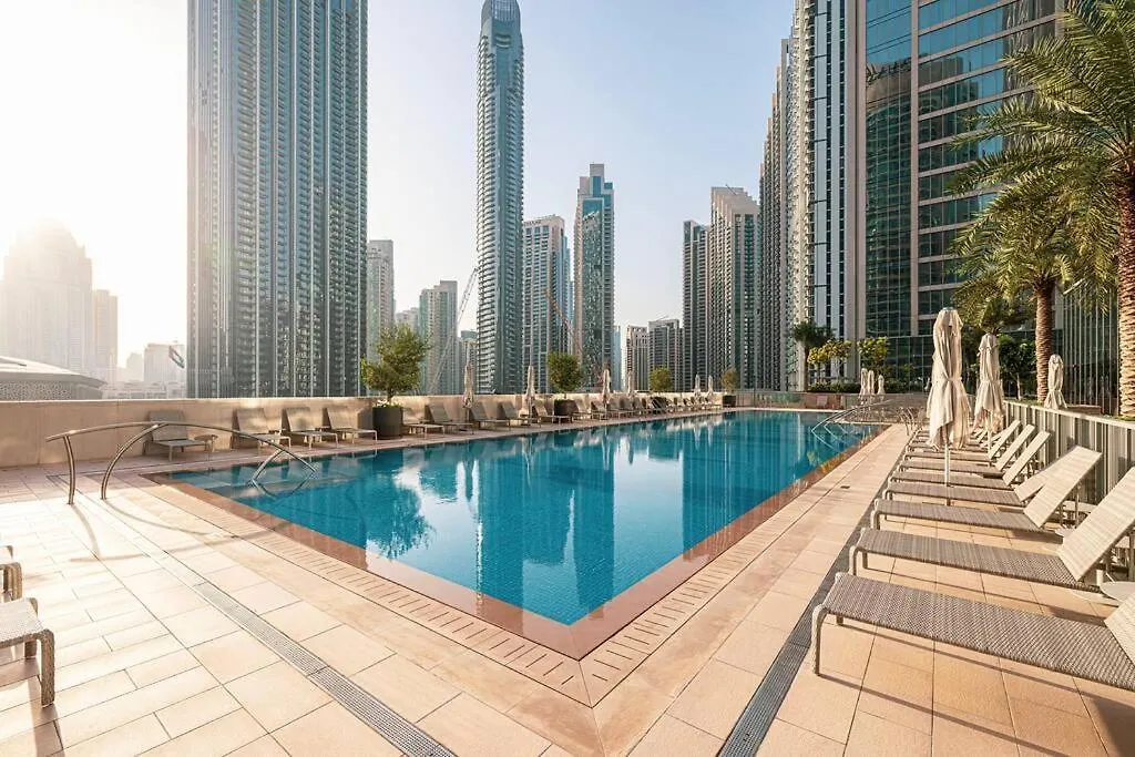 Downtown Sky High Luxury Apartment I City And Sea Views I Opp Dubai Mall Burj Khalifa Förenade Arabemiraten